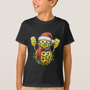 T-shirt Père Noël Chapeau Bonhomme de Neige Famille Épingl