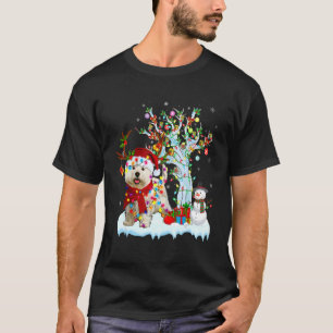 T-shirt Père Noël Chien Westin Gorgeous Reindeer Light Noë