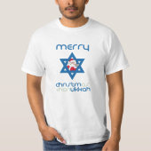 T-shirt Père Noël Chrismukkah (Devant)