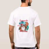 T-shirt Père Noël Claws Crab Crustacé Noël (Dos)