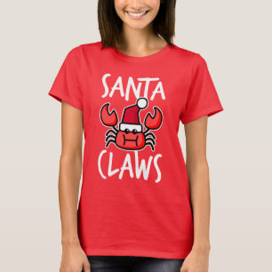 T-shirt Père Noël Claws Nouvelle-Angleterre Noël Cristal