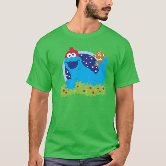 T-shirt Père Noël Cookie Monster (Devant)