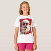 T-shirt Père Noël cool (Devant entier)