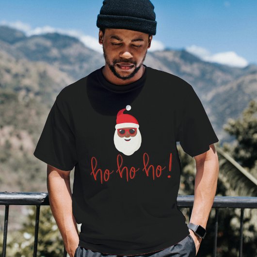 T-shirt Père Noël cool | Ho Ho Ho