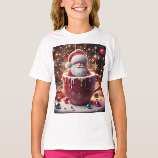 T-shirt Père Noël Cosy Cup (Devant)