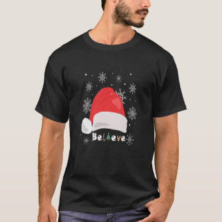T-shirt père Noël Croit Que Les Pyjamas De Noël Pour Les G