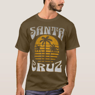 T-shirt Père Noël Cruz California Beach Vacances d'été Vin