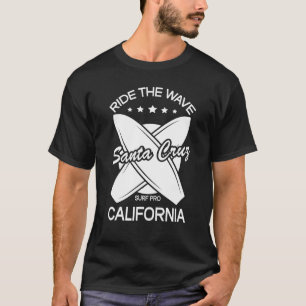 T-shirt Père Noël Cruz California Circuler La Vague Surf