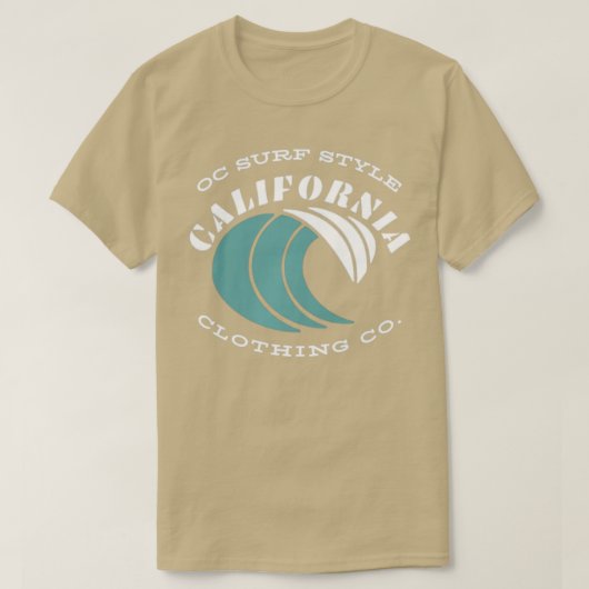 T-shirt Père Noël Cruz California Sunset Circle Long Manch (Design devant)