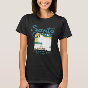 T-shirt Père Noël Cruz California Vintage Surfer