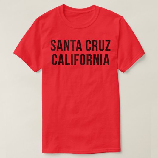 T-SHIRT PÈRE NOËL CRUZ CALIFORNIE  (Design devant)
