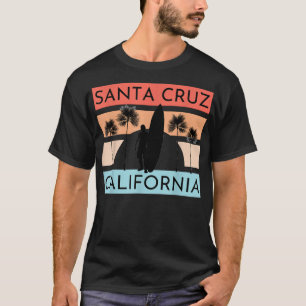 T-shirt Père Noël Cruz Californie Plage Surf Surfer Été 