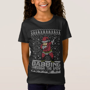 T-Shirt Père Noël Dabbing Through the Snow drôle