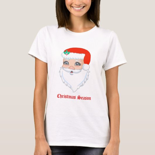 T-shirt Père Noël de Noël (Devant)