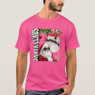 T-shirt Père Noël de Noël drôle Clause 25 décembre Nouveau