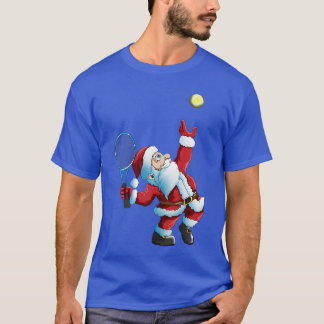 T-shirt Père Noël de Noëlennis Jeuennis Raquette ami