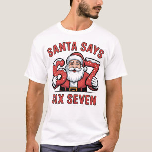 T-shirt père noël dit six sept
