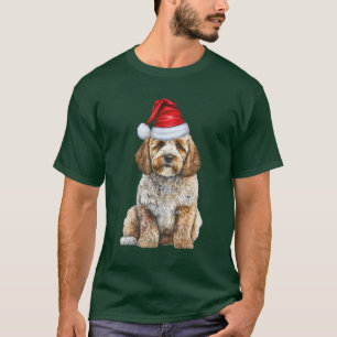 T-shirt Père Noël Dog Cockapoo Noël drôle