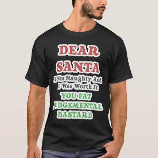 T-shirt Père Noël drôle