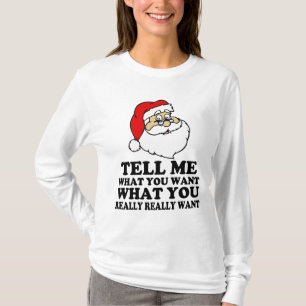 T-shirt Père Noël drôle m'indiquent ce que vous voulez