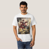T-shirt Père Noël Est Un Pirate (Devant entier)