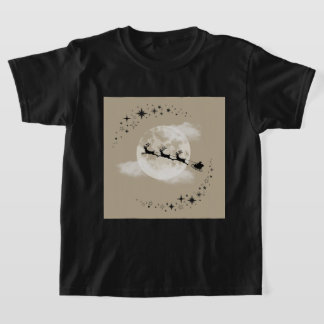 T-shirt Père Noël et la lune
