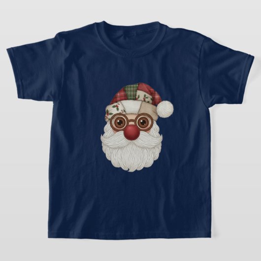 T-shirt père Noël Face | Conception de la structur (Poser)