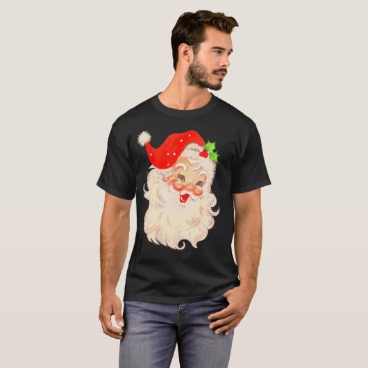 T-shirt Père Noël Face Noël Noël Noël Noël Noël Noël Père (Devant entier)