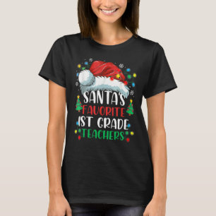 T-shirt Père Noël Favori 1ère année enseignant Noël Père N