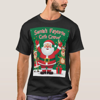 T-shirt Père Noël Favori Crew