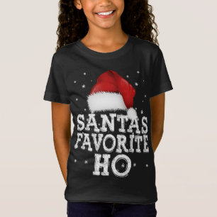 T-Shirt Père Noël Favori Ho Mignonne Fêtes de Noël Pyjama