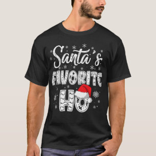 T-shirt Père Noël Favori Ho Santa Hat