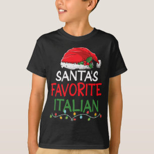 T-shirt Père Noël Favori Noël italien Noël Père Noël