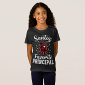 T-Shirt Père Noël Favori Principal Funny Noël (Devant entier)