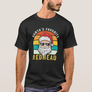 T-shirt Père Noël Favori Red head Irlandaise Favorite fill
