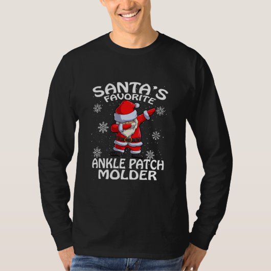 T-shirt père Noël Favoris de la broche de patchs de molder (Devant)