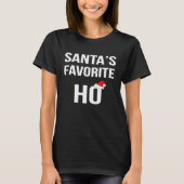 T-SHIRT PÈRE NOËL FAVORITE HO SANTA CLAUS NOËL HOLIDA (Devant)