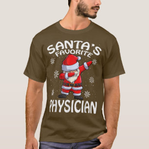 T-shirt Père Noël Favorite Médecin Noël 