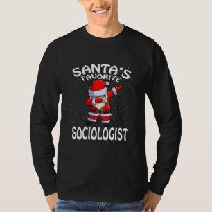 T-shirt père Noël Favorite Sociologue Noël