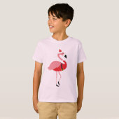 T-shirt Père Noël Flamant rose Fun Christmas (Devant entier)
