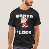 T-shirt Père Noël Floss comme un patron Noël Dabbing Noël  (Devant)