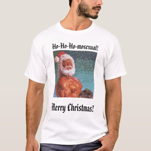 T-shirt Père Noël gai (Devant)