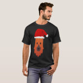 T-shirt Père Noël German Shepherd (Devant entier)