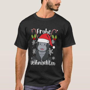 T-shirt Père Noël Gorilla tenue de Noël Ape Santa Hat Gori