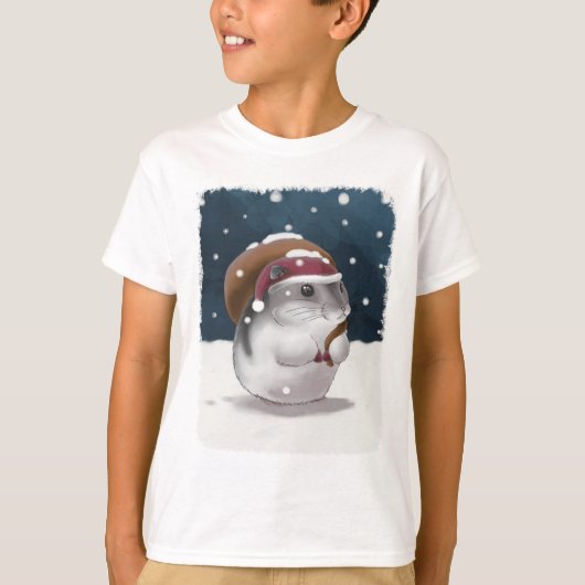 T-shirt Père Noël hamster (Devant)