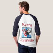 T-shirt Père Noël Helper - Joyeux Noël (Dos entier)