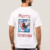 T-shirt Père Noël Helper - Joyeux Noël (Dos)