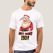 T-shirt Père Noël - Ho favori (Devant)