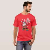 T-shirt Père Noël Ho Ho Ho Christmas (Devant entier)