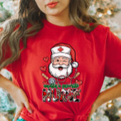 T-shirt Père Noël Infirmière préférée